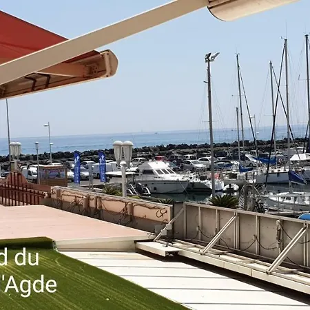 Apartamento Résidence De Standing La Pêcherie Spacieux T3 Comme Un Cocon Familial Vue Et Sur L'avant Port Sur Le Bout Du Bout De Cap D'agde Seule Cap En Occitanie *