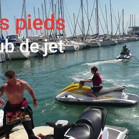 De Standing La Pecherie Spacieux T3 Comme Un Cocon Familial Vue Et Sur L'avant Port Sur Le Bout Du Bout De Cap D'agde Seule Cap En Occitanie 아그