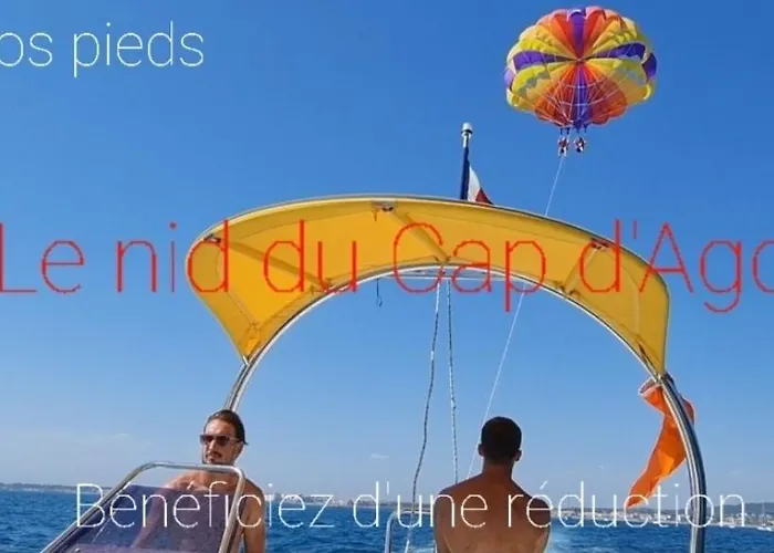De Standing La Pecherie Spacieux T3 Comme Un Cocon Familial Vue Et Sur L'avant Port Sur Le Bout Du Bout De Cap D'agde Seule Cap En Occitanie *